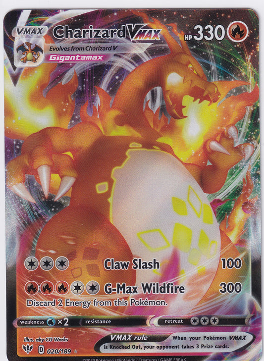 Charizard VMAX 020/189 Pokemon Darkness Ablaze (#2)