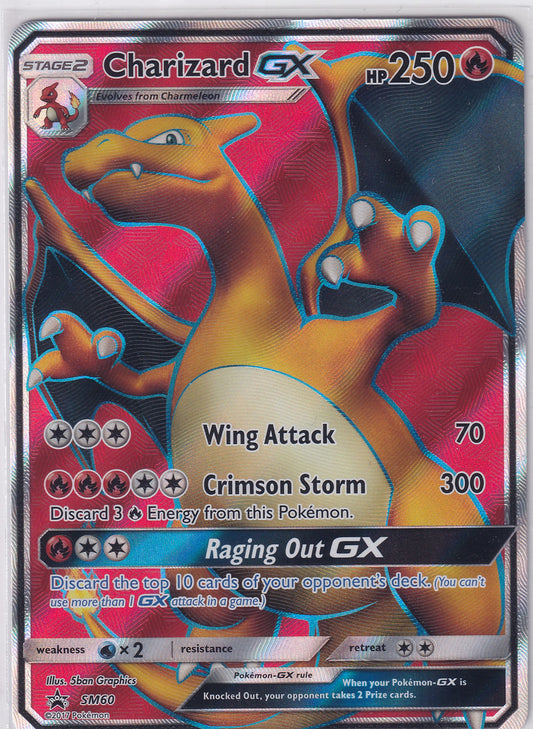 *MP* Charizard GX SM60 Pokemon Sun & Moon Promo