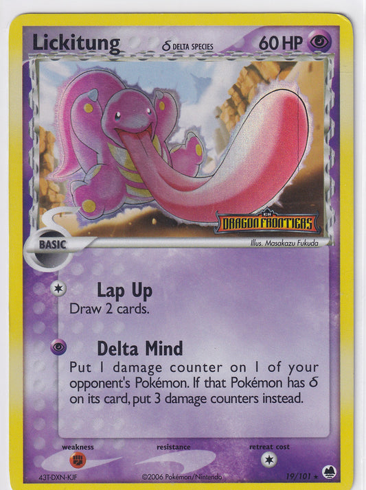 *LP* Lickitung (Delta Species) 19/101 Pokemon EX Dragon Frontiers