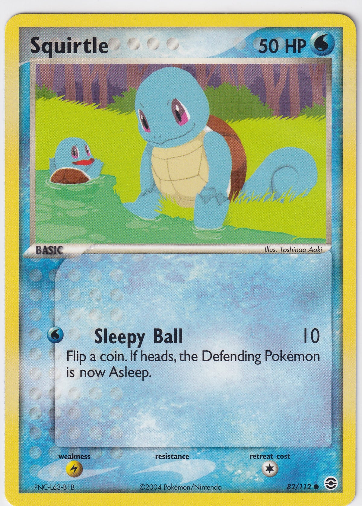 Squirtle 82/112 Pokemon EX FireRed LeafGreen