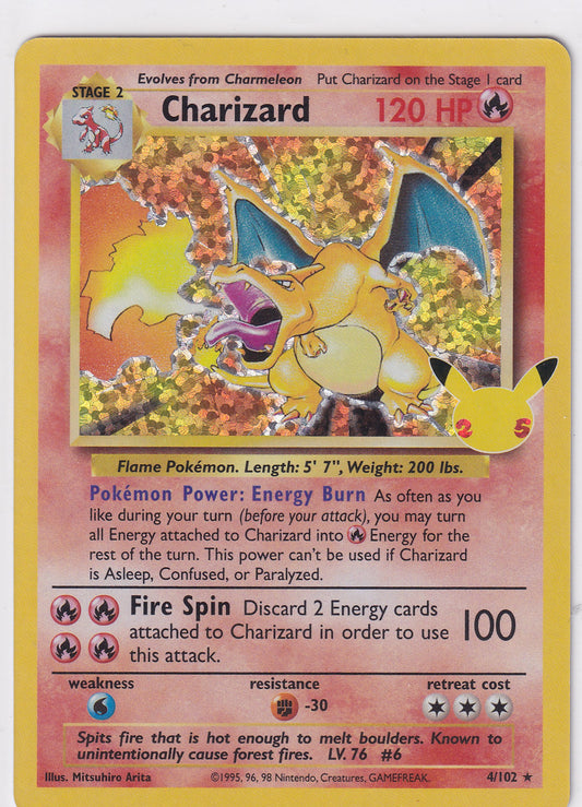 Charizard 4/102 Pokemon Celebrations Classic Collection