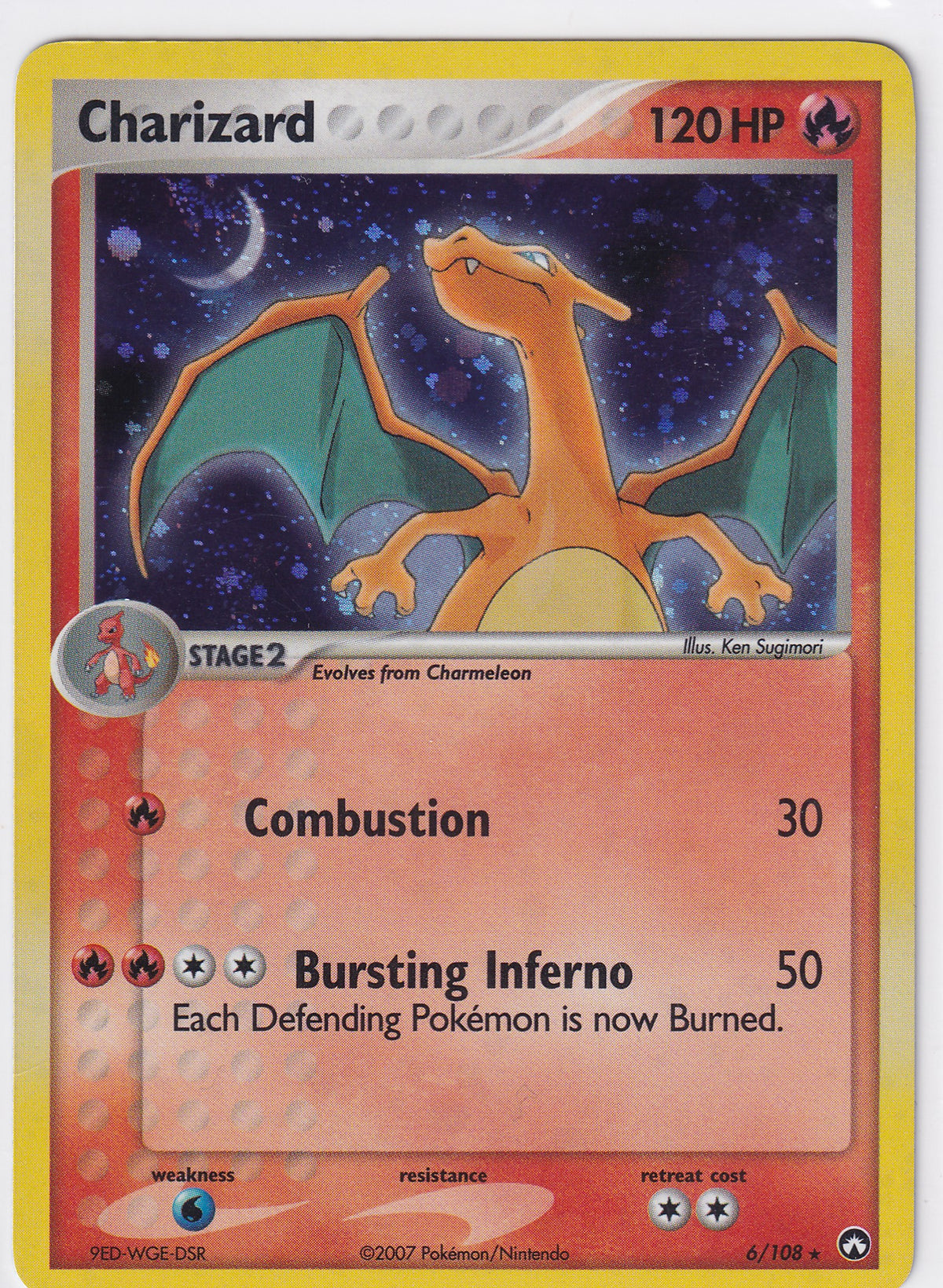 *MP* Charizard 6/108 Pokemon EX Power Keepers