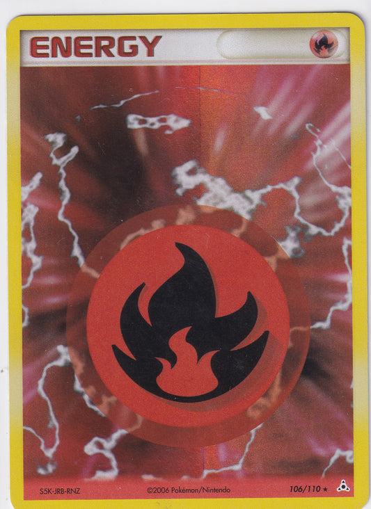 *LP* Fire Energy 106/110 Pokemon EX Holon Phantoms #1