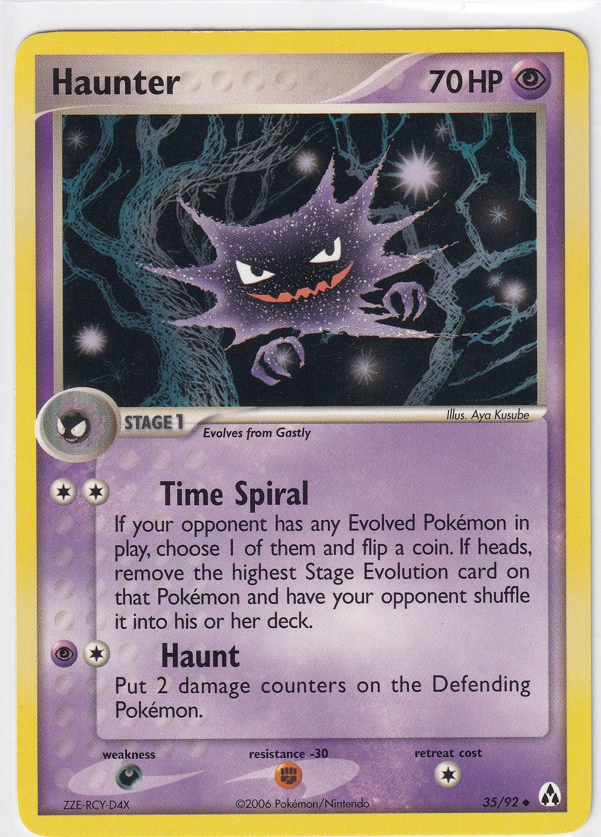 *LP* Haunter 35/92 Pokemon EX Legend Maker