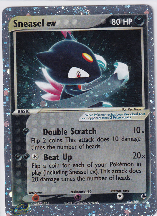 *LP* Sneasel ex 103/109 Pokemon EX Ruby & Sapphire