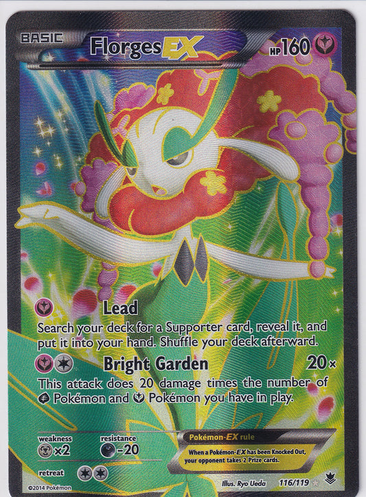 *LP* Florges EX 116/119 Pokemon XY Phantom Forces