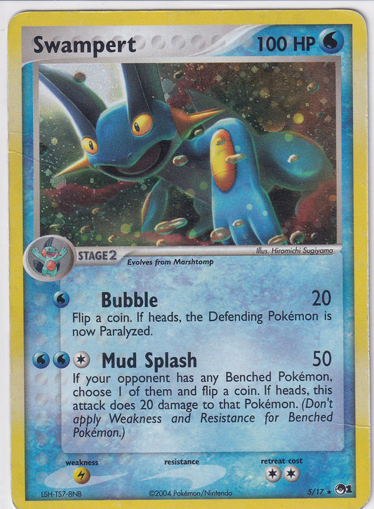 *DMG* Swampert 5/17 Pokemon POP Series 1