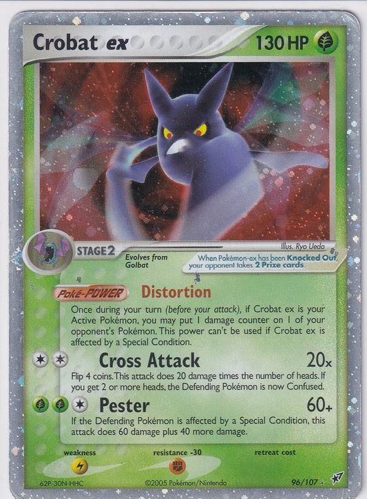 *DMG* Crobat ex 96/107 Pokemon EX Deoxys