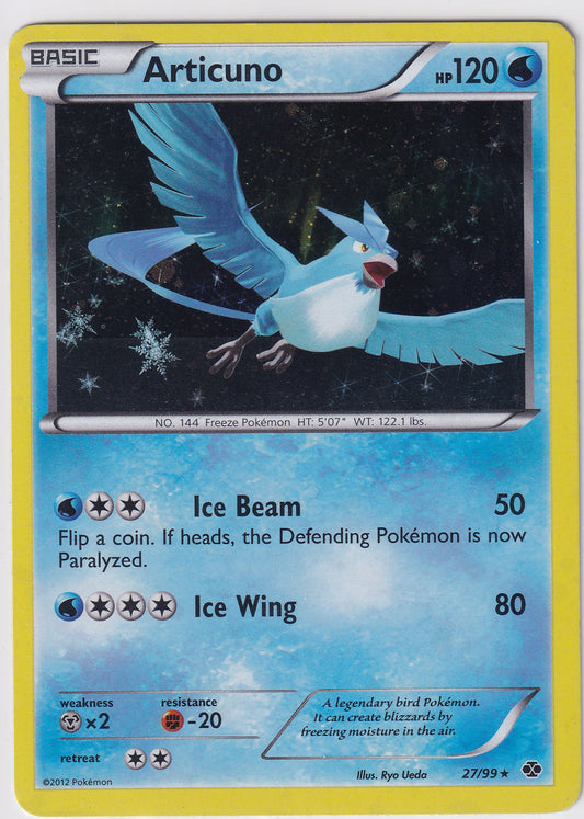 *MP* Articuno 27/99 Blister Promo Pokemon Black & White Next Destinies