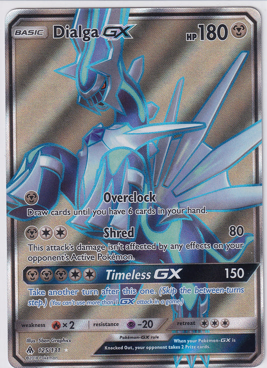 Dialga GX 125/131 Pokemon Sun & Moon Forbidden Light
