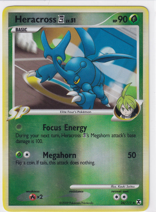 *LP* Heracross E4 24/111 Pokemon Platinum Rising Rivals