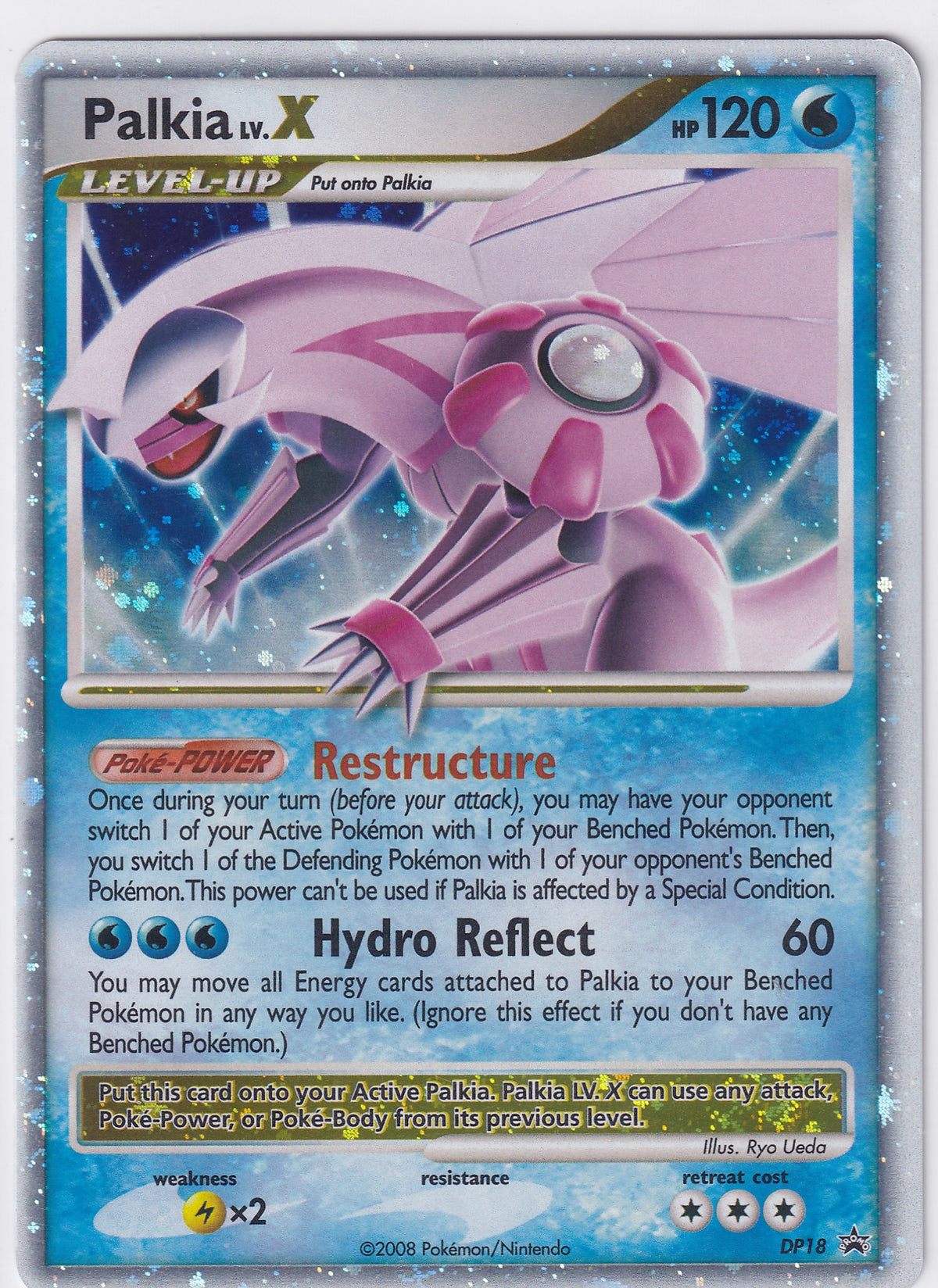 *LP* Palkia Lv.X DP18 Pokemon Diamond & Pearl Promo