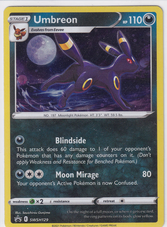 *LP* Umbreon SWSH129 Pokemon Sword & Shield Promo