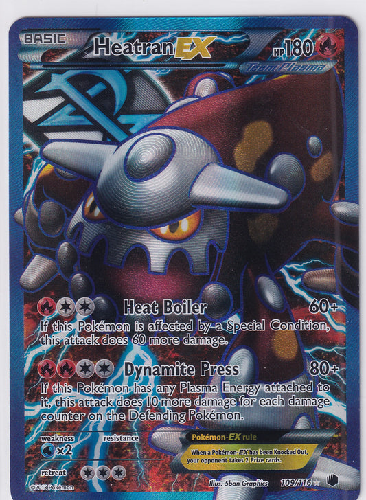 Heatran EX (Team Plasma) 109/116 Pokemon EX Plasma Freeze