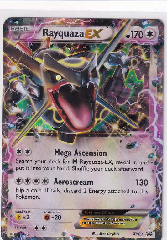 *DMG* Rayquaza EX Shiny  - XY Promo XY69 Pokemon Card