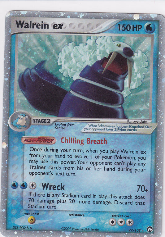 Walrein ex 99/108 Pokemon EX Power Keepers