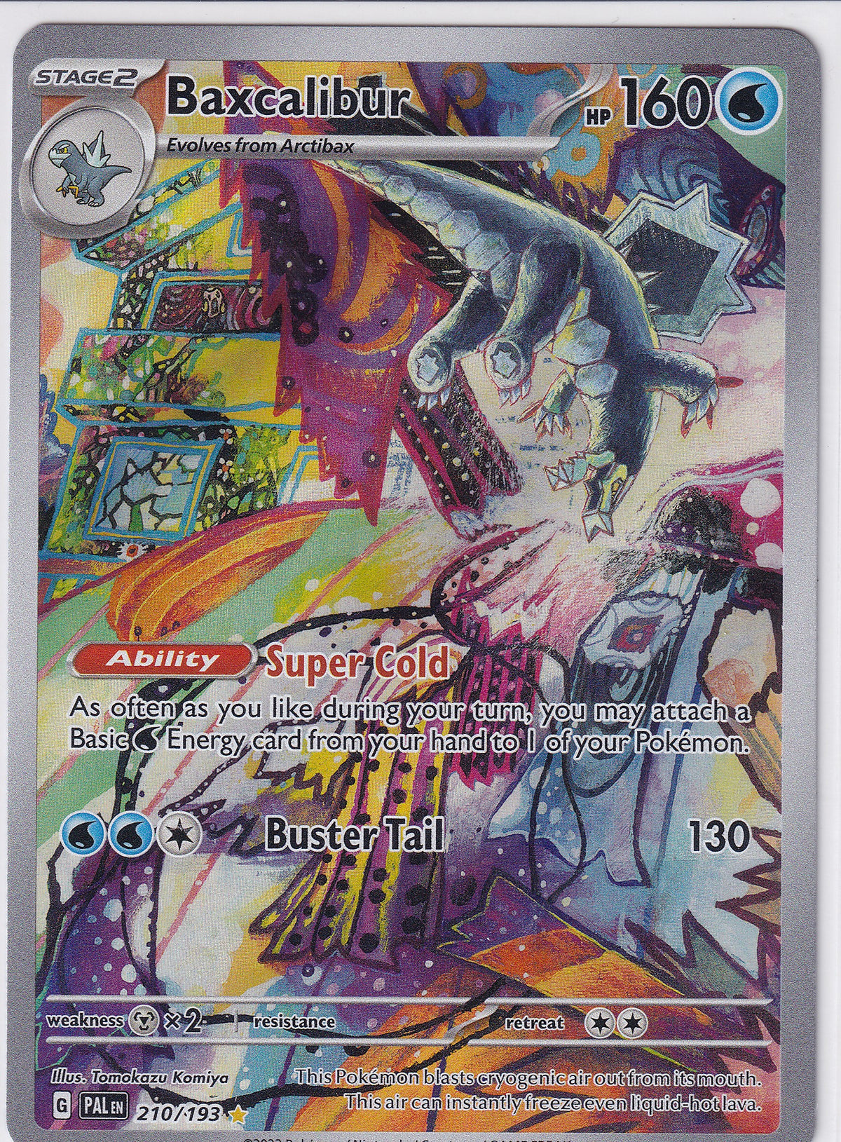 Baxcalibur 210/193 Pokemon Scarlet & Violet Paldea Evolved