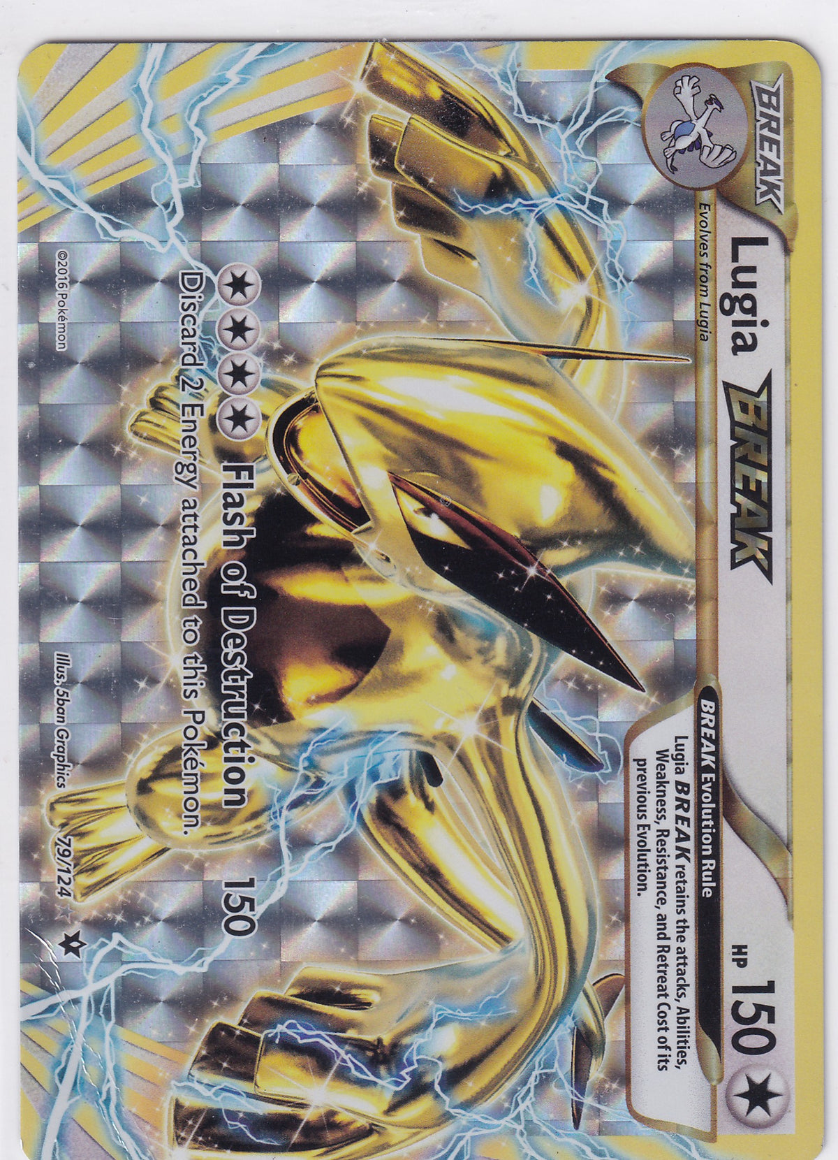 Lugia BREAK 79/124 Pokemon XY Fates Collide