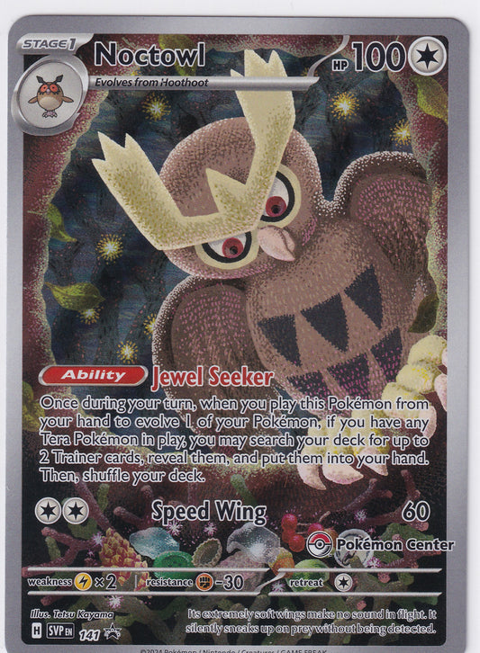 Noctowl 141 Pokemon Center Exclusive Pokemon Scarlet & Violet Promos