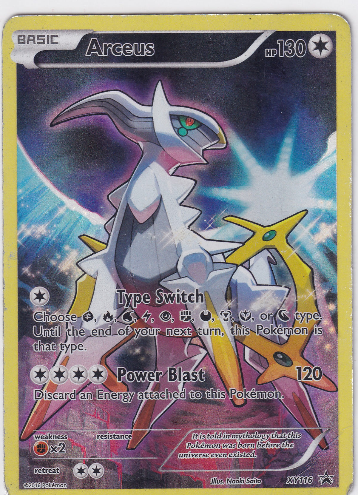 *DMG* Arceus XY116 Pokemon XY Promo