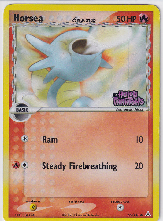 *HP* Horsea 66/110 Pokemon EX Holon Phantoms