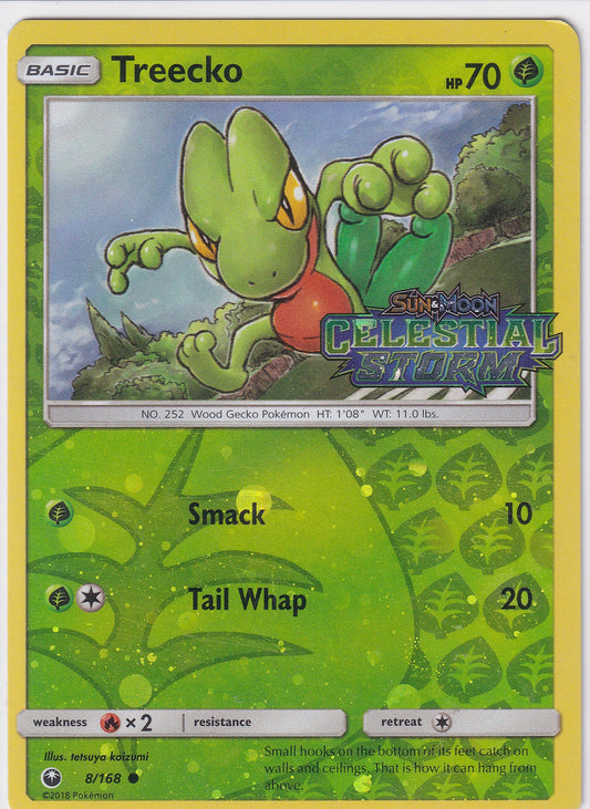 *MP* Treecko 8/168 Toys R Us Promo Pokemon Sun & Moon Celestial Storm #1