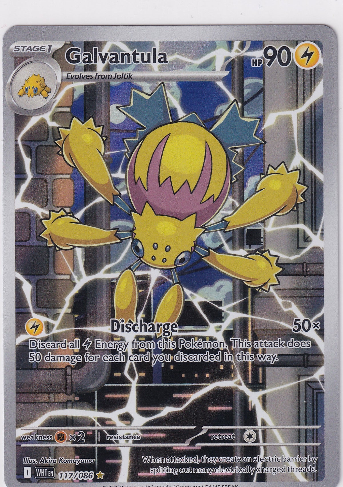 Galvantula 117/086 Pokemon Scarlet & Violet White Flare