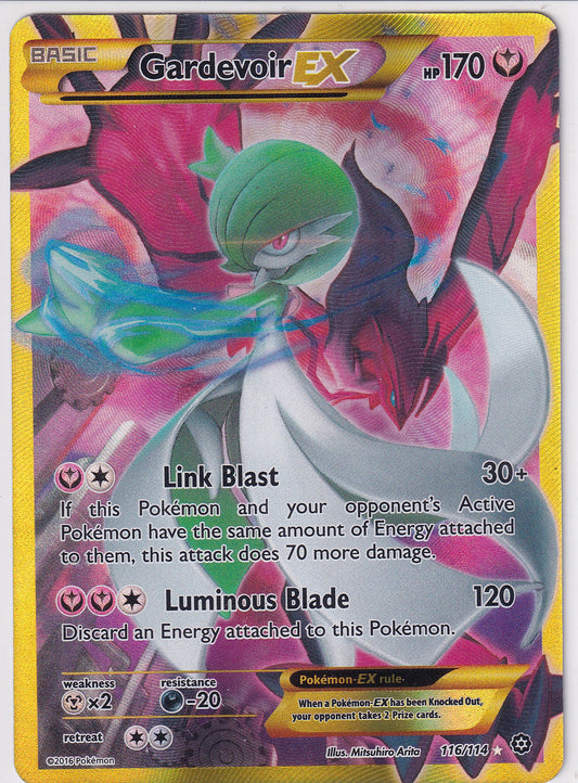 Gardevoir EX 116/114 Pokemon XY Steam Siege