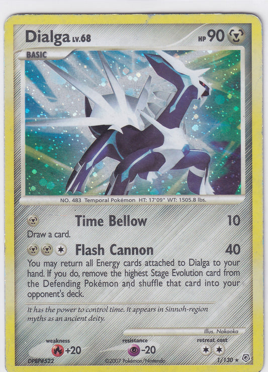 *DMG* Dialga 1/130 Pokemon Diamond & Pearl Base Set