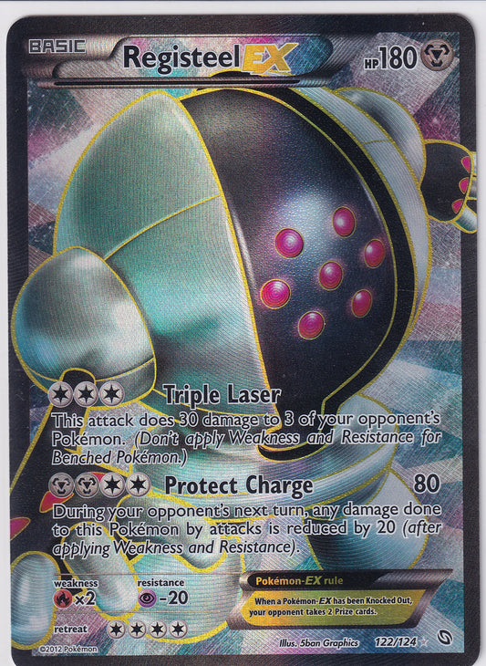 Registeel EX 122/124 Pokemon Black & White Dragons Exalted