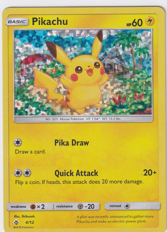 *MP* Pikachu 4/12 Pokemon McDonalds Promo