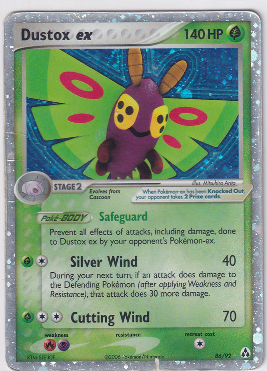 *DMG* Dustox ex 86/92 Pokemon EX Legend Maker