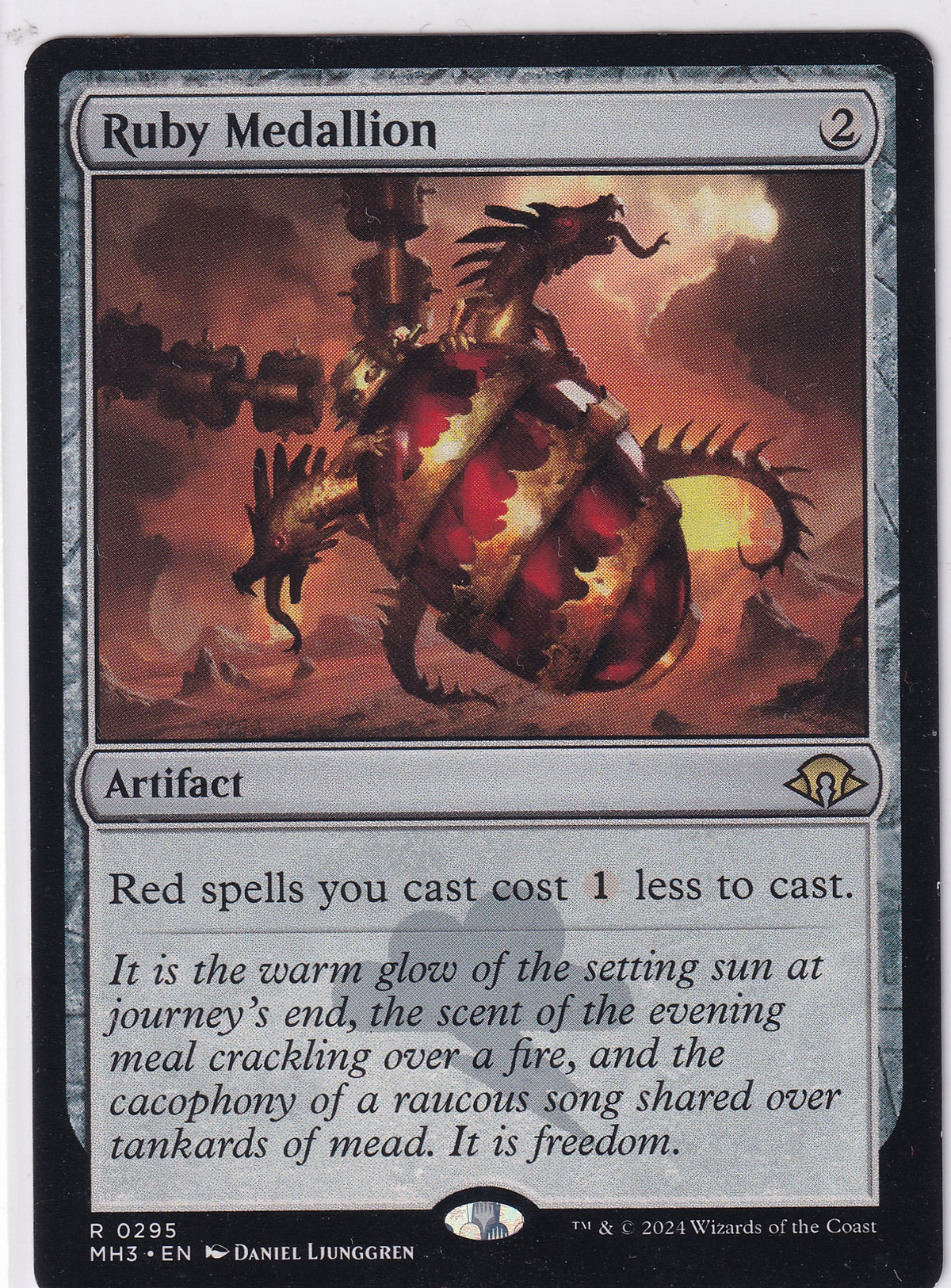 Ruby Medallion R 0295 Magic The Gathering Modern Horizons 3