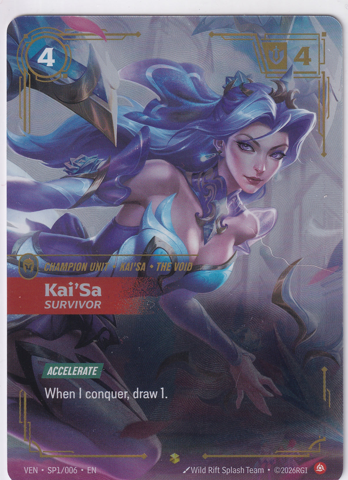 Kai'Sa, Survivor SP1/006 Riftbound Vendetta
