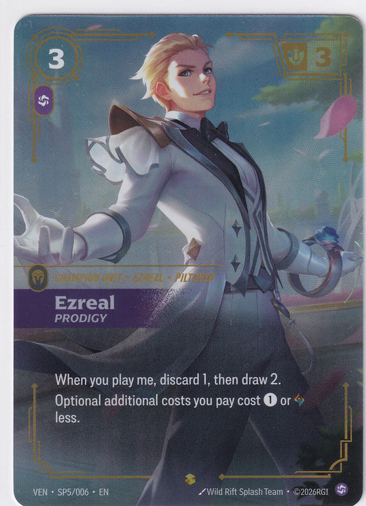 Ezreal, Prodigy SP5/006  Riftbound Vendetta