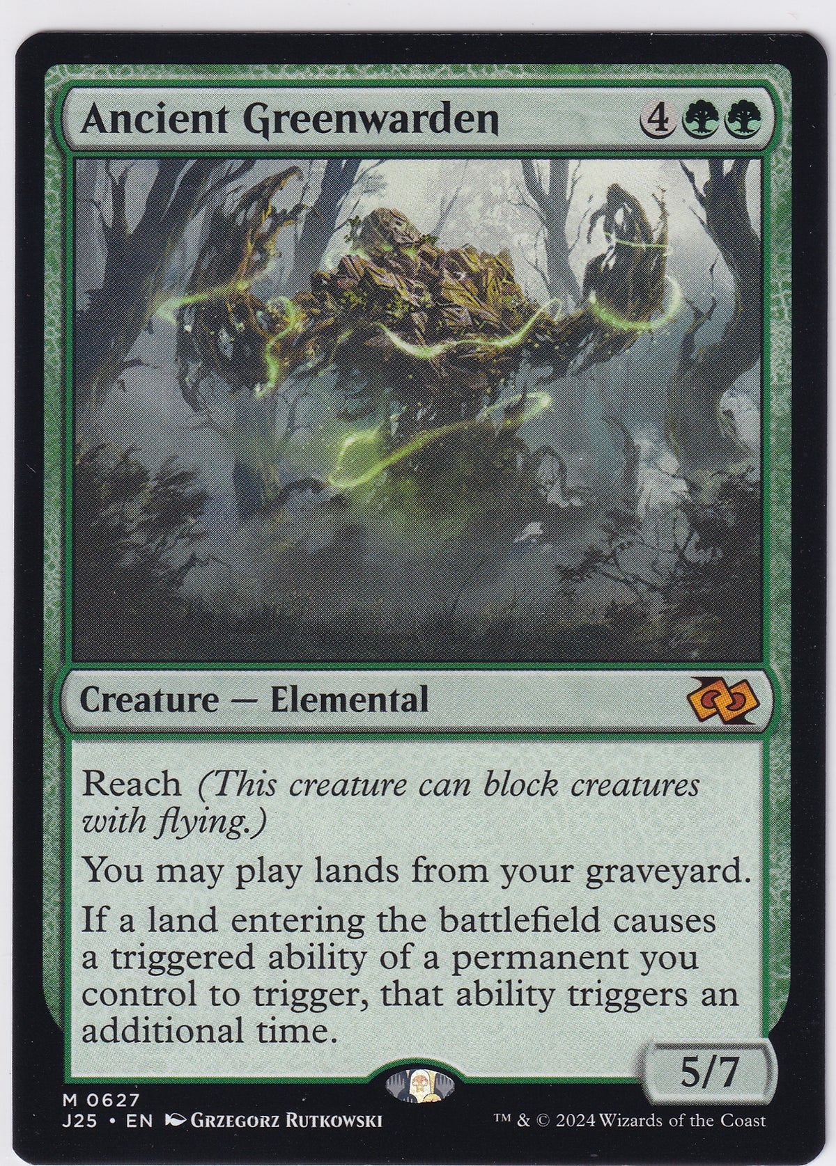Ancient Greenwarden M 0627 Magic The Gathering Foundations Jumpstart