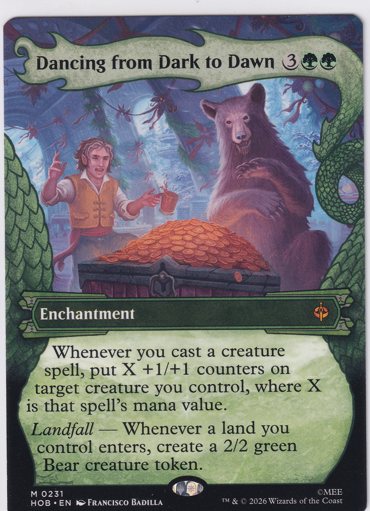 Dancing From Dark To Dawn M 0231 (Showcase) Magic The Gathering The Hobbit