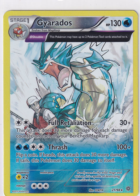 *HP* Gyarados 21/98 Reverse Holofoil Pokemon XY Ancient Origins