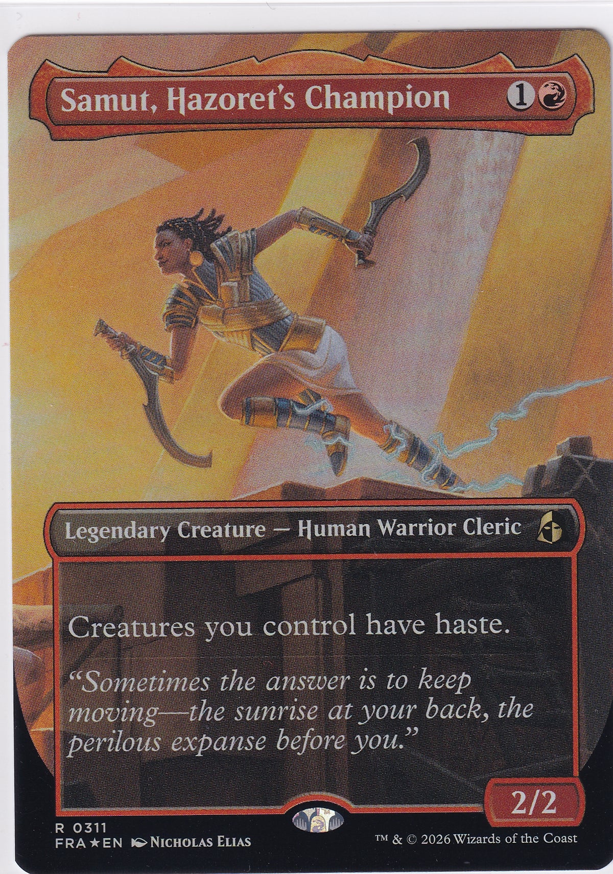 Samut, Hazoret's Champion R 0311 Magic The Gathering Reality Fracture