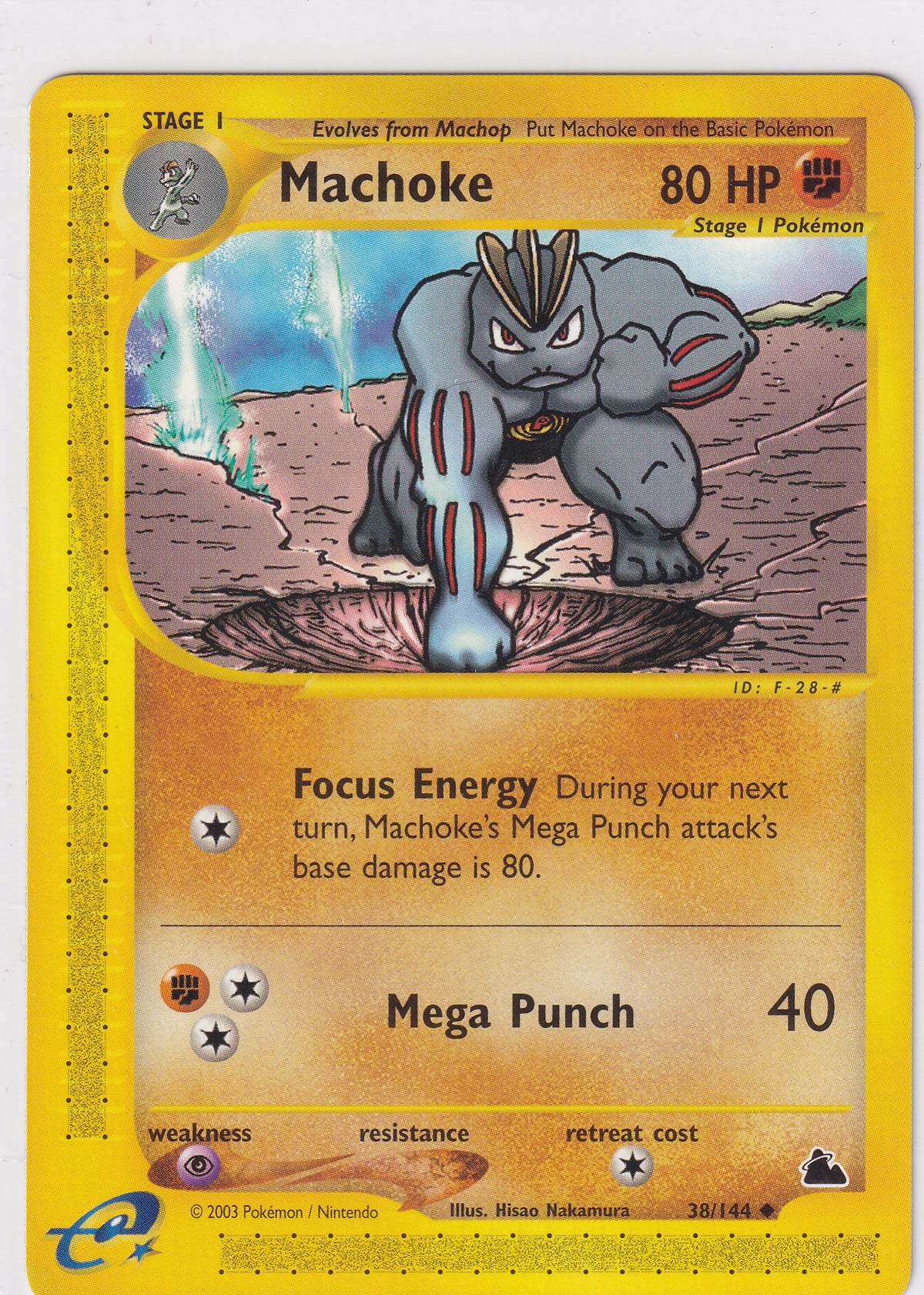 Machoke 38/144 Pokemon Skyridge