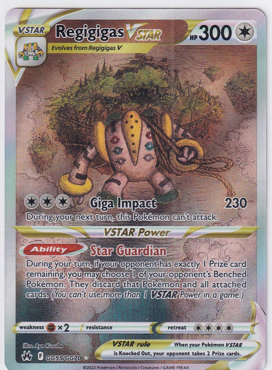 Regigigas VStar GG55/GG70 Ultra Rare - Crown Zenith - Pokemon Card