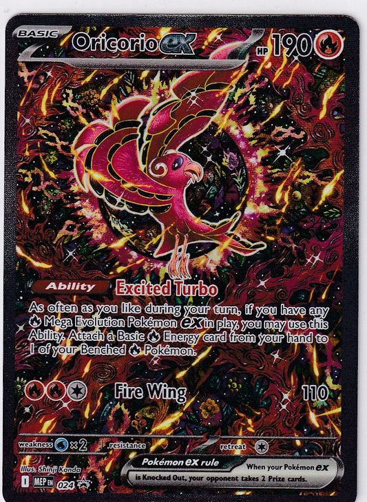 Oricorio EX 024 Promo - Mega Evolution Promos - Pokemon Card