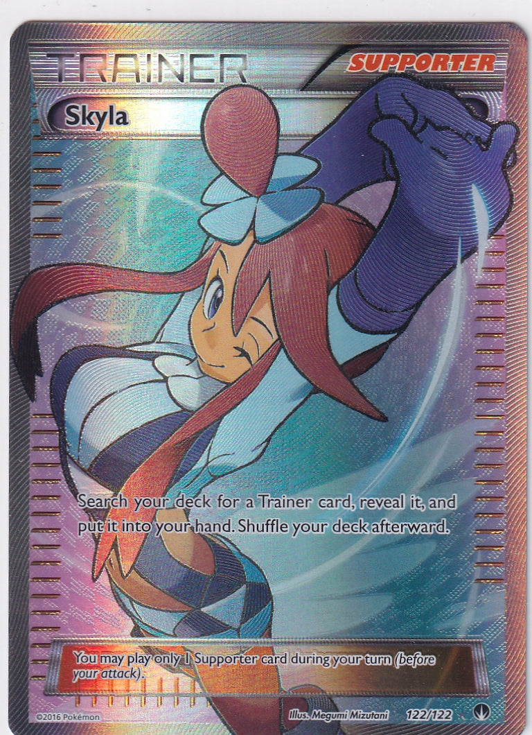 *MP* Skyla 122 Ultra Rare - BREAKpoint - Pokemon Card