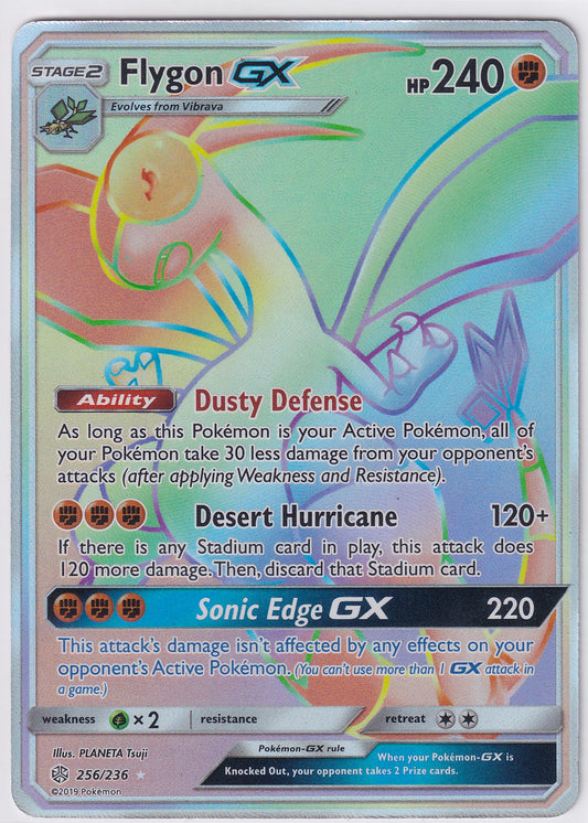 Flygon EX Secret Rare - Cosmic Eclipse 256/236 Pokemon Card