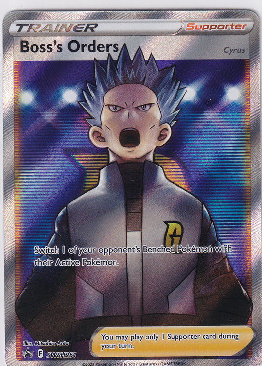 Boss's Orders Holo Promo - Sword & Shield Promo SWSH251 Pokemon Card