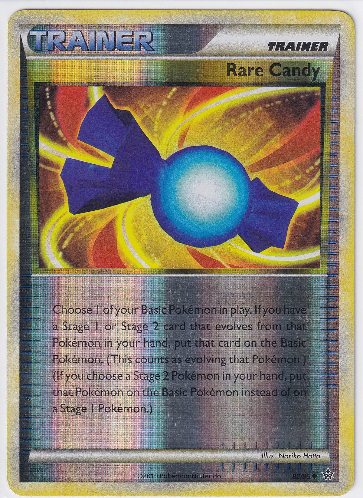 *MP* Rare Candy Uncommon - HeartGold SoulSilver Unleashed 82/95 Pokemon Card