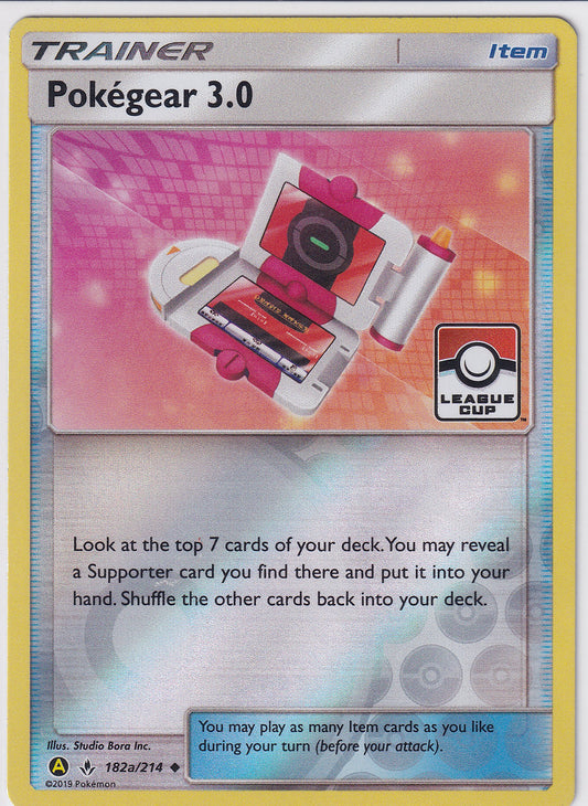Pokegear 3.0 League Promo - League & Championship Card 182a/214 Pokemon Card