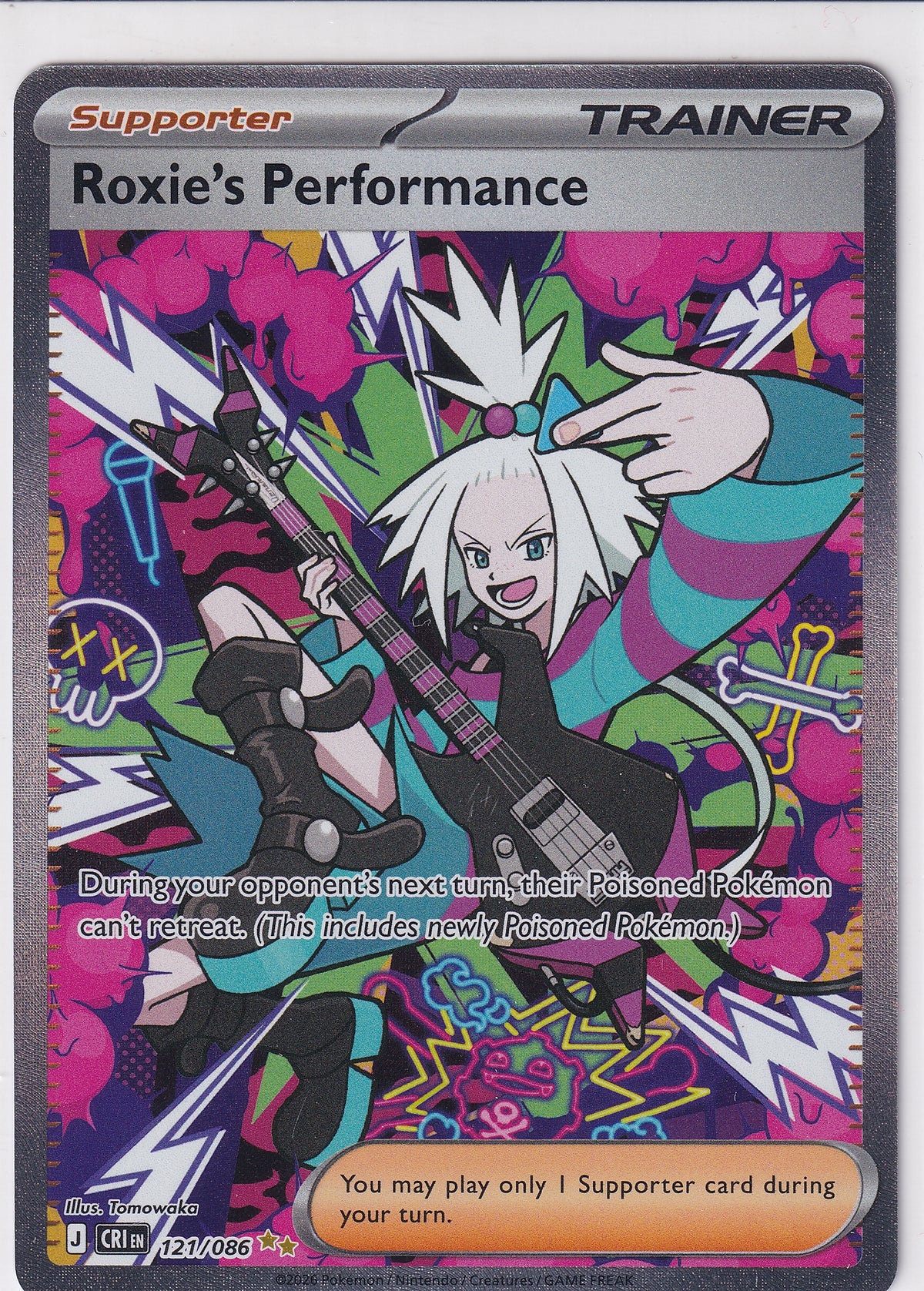Roxie's Performance Special Illustration Rare - Chaos Rising 121/086 Pokemon Card