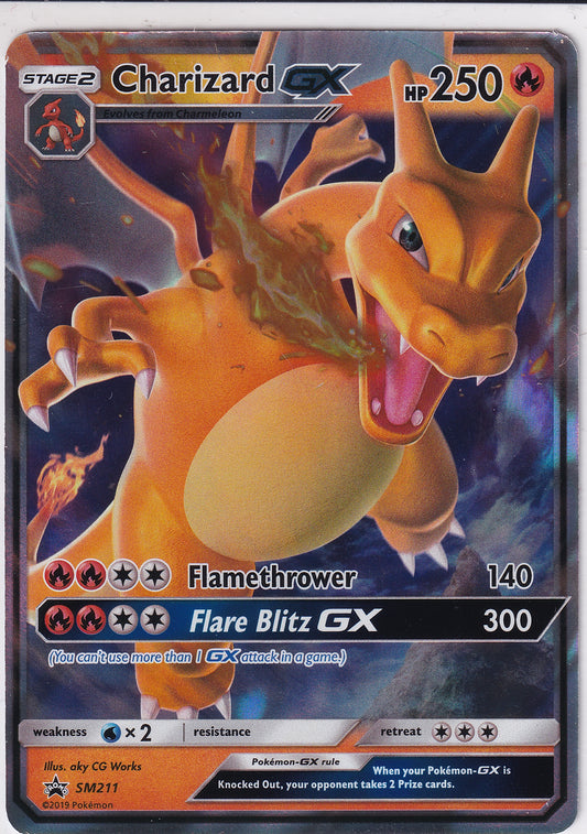 Charizard GX Promo - Sun & Moon Promo SM211 Pokemon Card