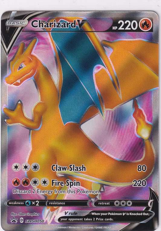 Charizard V Promo - Sword & Shield Promo SWSH050 Pokemon Card